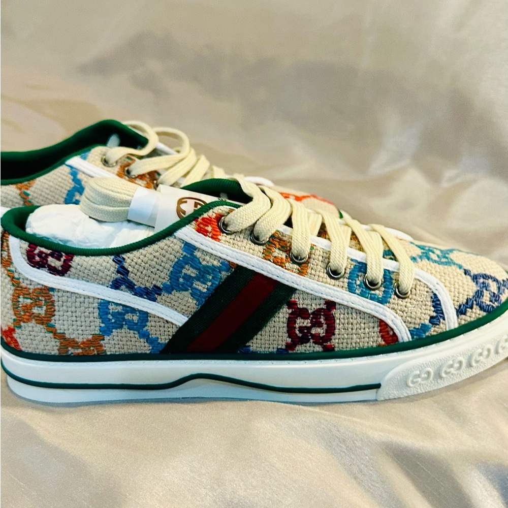 Gucci Multicolor Canvas Sneakers